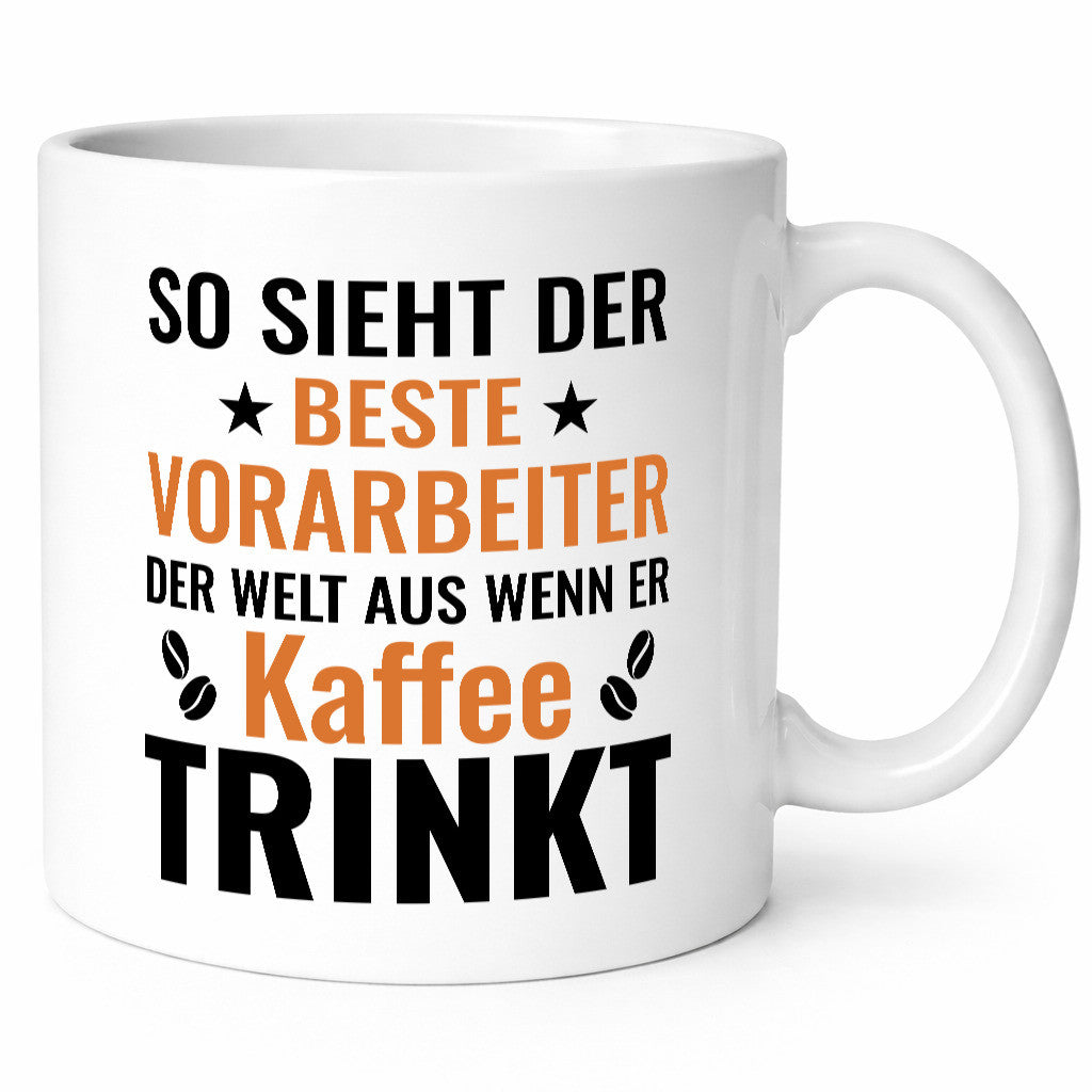 Kaffee trinkt: Vorarbeiter | Kollege Teamleiter Geschenk Arbeit Kollegen Büro