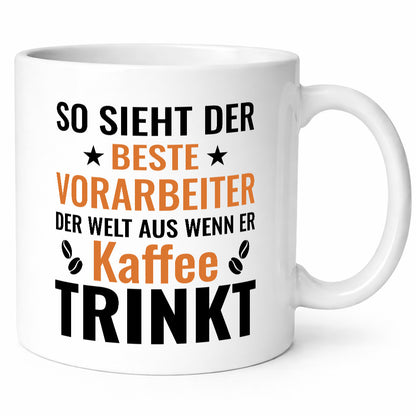 Kaffee trinkt: Vorarbeiter | Kollege Teamleiter Geschenk Arbeit Kollegen Büro