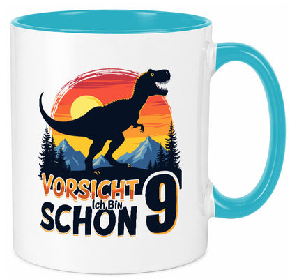 8. Geburtstag | 8 Jahre Dinosaurier v2 Geschenkidee Humor Tasse
