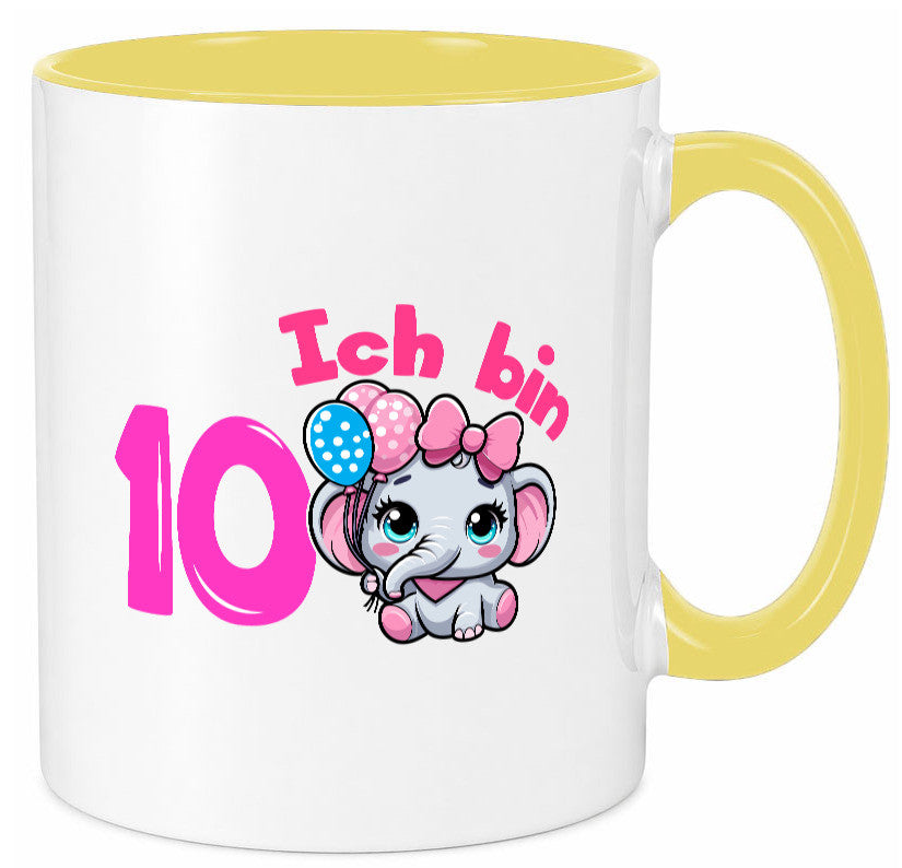 10. Geburtstag | 10 Jahre Elefant Mädchen Geschenk Geschenkidee lustiger Spruch