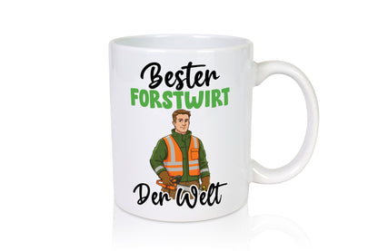 Bester Forstwirt | Waldarbeiter v2 Geschenk Arbeit Kollegen Büro lustiger