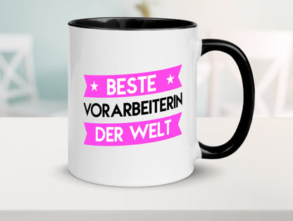 Beste Vorarbeiterin | Kollegin Teamleiter Geschenkidee Arbeit Kollegen Büro Tasse