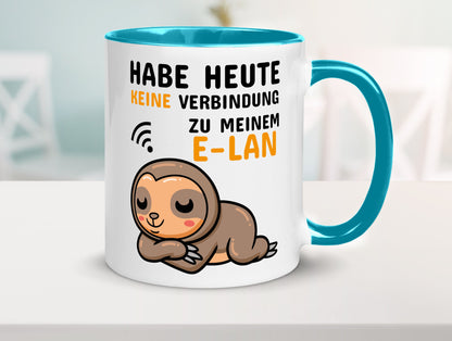 Keine Verbindung lustig Humor Geschenkidee Geschenk Tasse