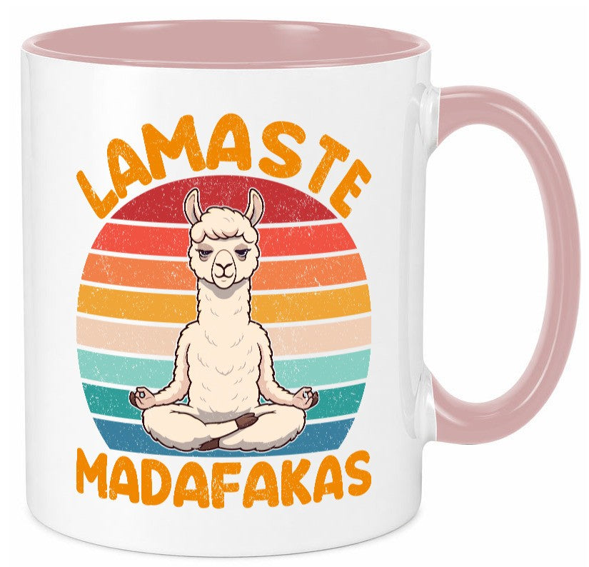 Lamaste | Madafakas Lama Vintage Humor Geschenkidee Tasse