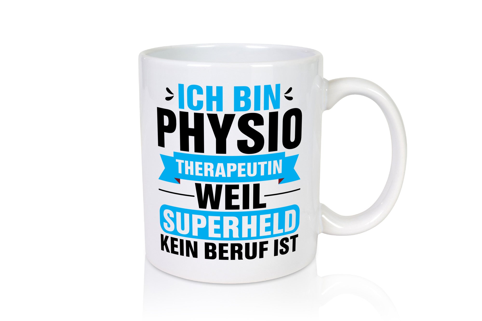 Physio Therapeut | Superheld Arbeit lustig Kollegen Büro Geschenk Tasse