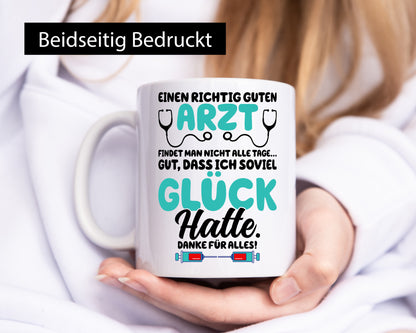 Richtig guter Arzt | Dankeschön Tasse Ärzte Spruch vl4 lustig Humor