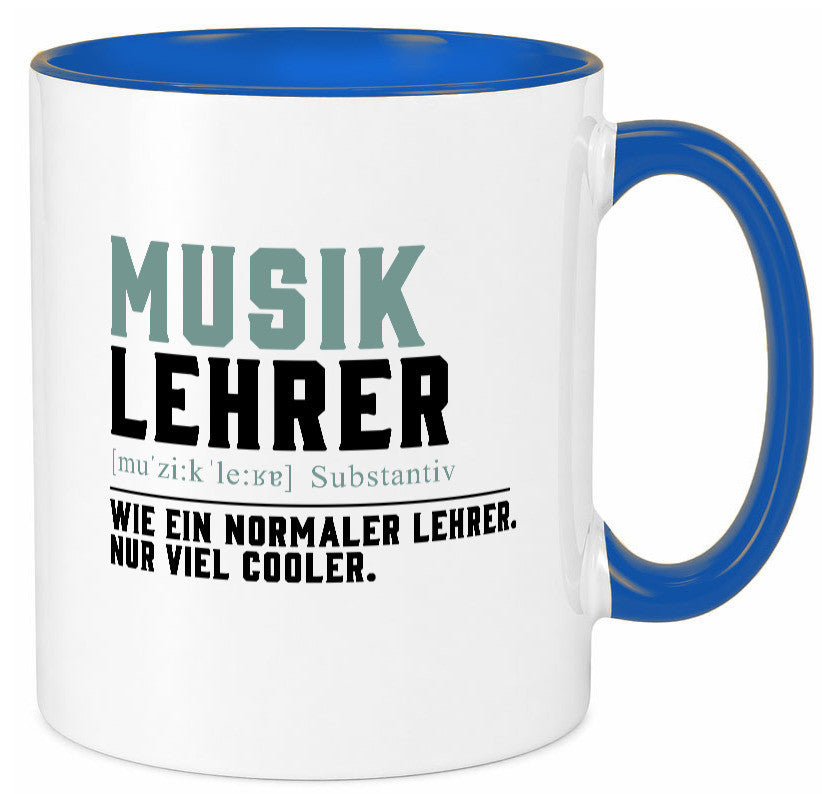 Musiklehrer | Lehrer Unterricht Lieblingslehrer Geschenkidee Humor Tasse