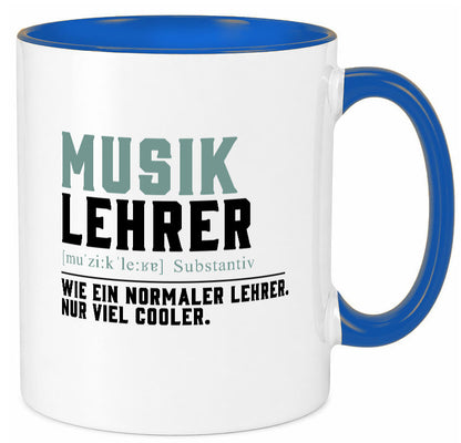 Musiklehrer | Lehrer Unterricht Lieblingslehrer Geschenkidee Humor Tasse