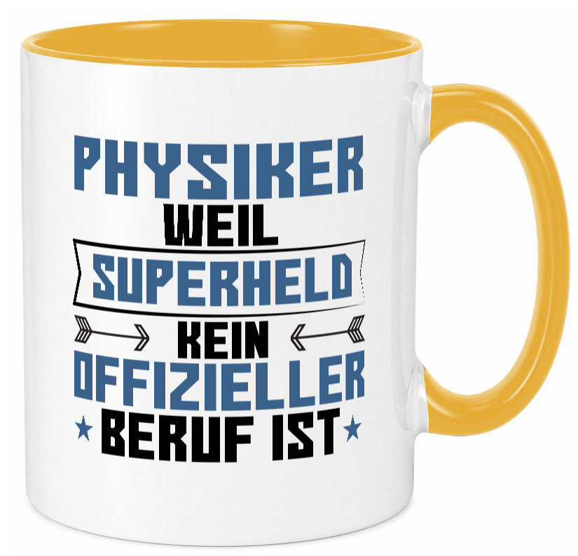 Superheld Physiker | Physik Geschenk Humor Geschenkidee lustiger Spruch Tasse