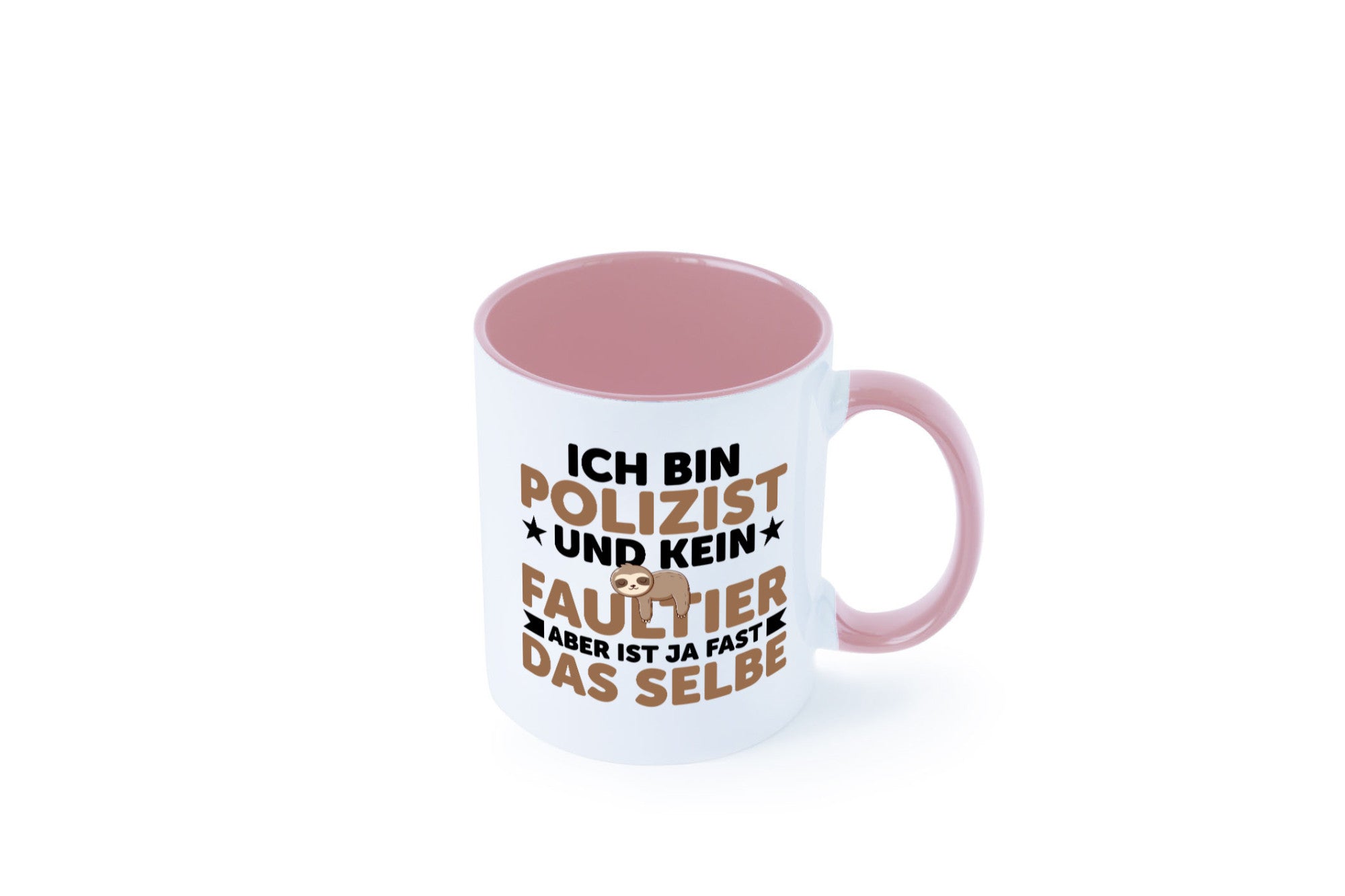 Ich bin kein Faultier: Polizist | Polizei v2 lustig Tierliebhaber Humor