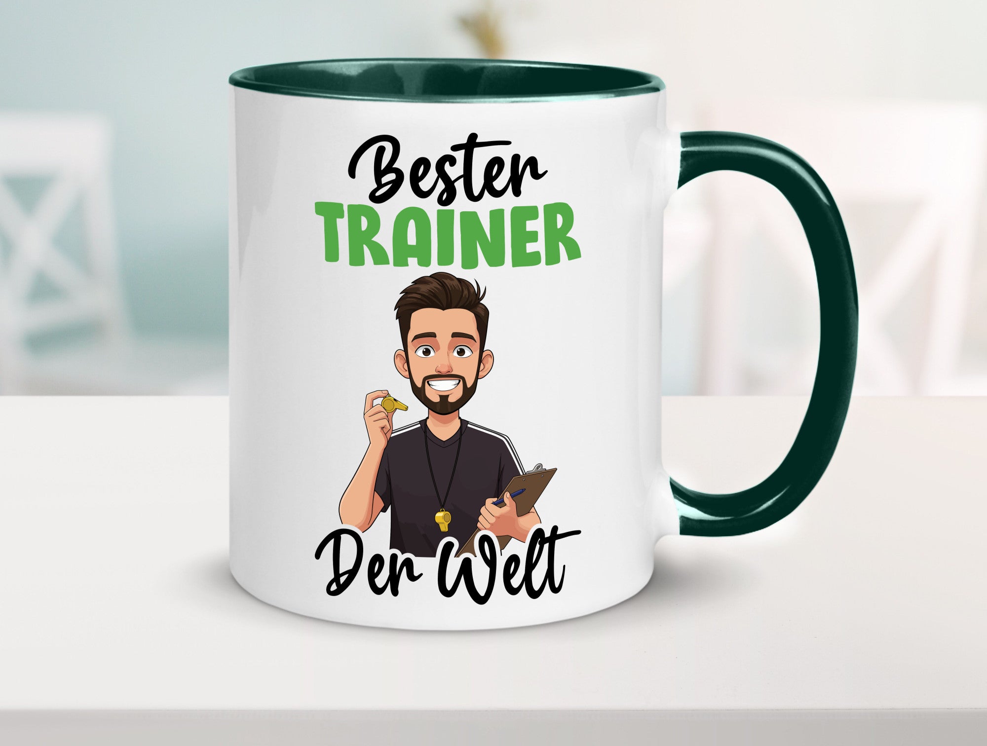 Bester Trainer | Verein Sport v2 Humor Geschenkidee Tasse