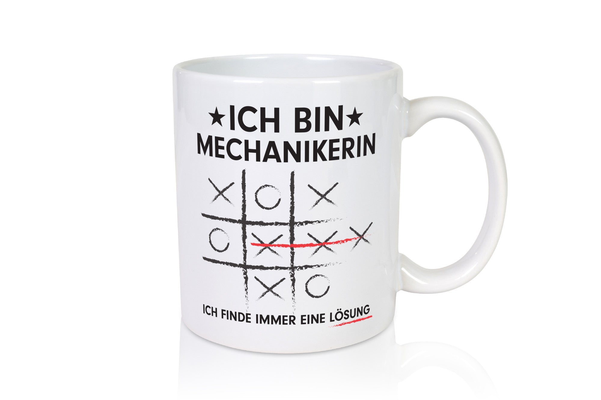 Löse Probleme: Mechanikerin | KFZ Geschenkidee Humor Tasse