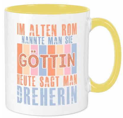 Heute sagt man: Dreherin | Fräser Dreher lustig Humor Geschenkidee Geschenk Tasse