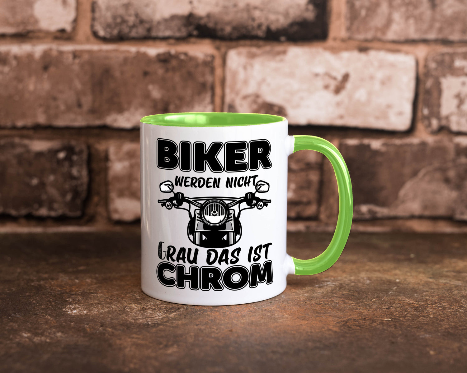 Biker werden nicht grau | Motorrradfahrer Tasse Humor Geschenkidee
