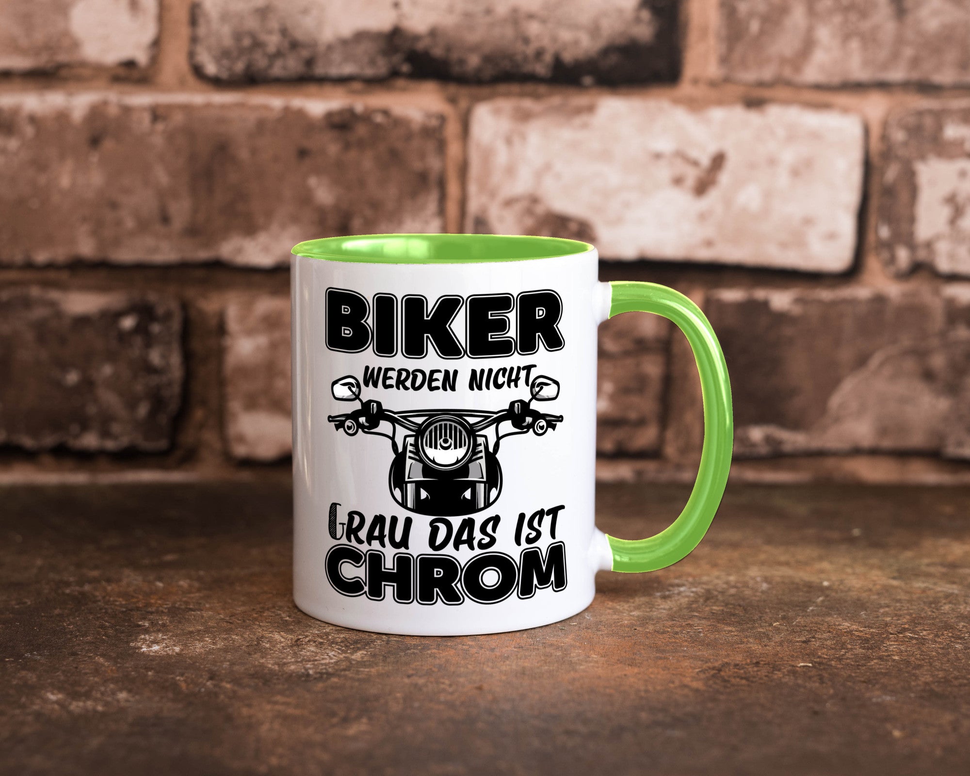 Biker werden nicht grau | Motorrradfahrer Tasse Humor Geschenkidee