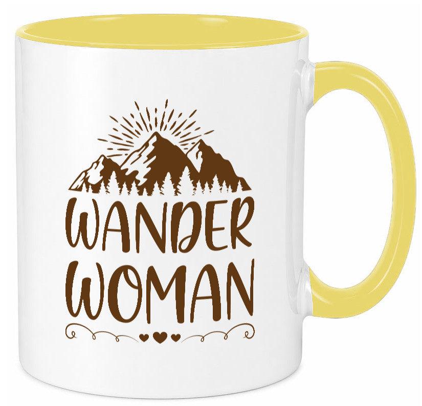 Wander Woman | Berge Herzen Geschenk Familie Geschenkidee lustiger Spruch Tasse