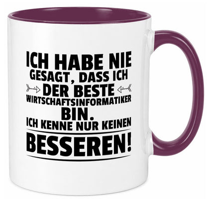 Der Beste Wirtschaftsinformatiker | Wirtschaft Informatik lustig Humor Tasse