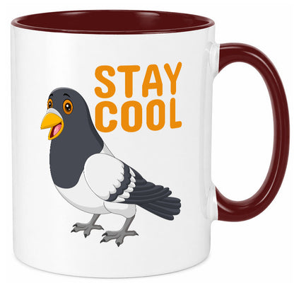 Stay Cool | coole Taube Motiv Tasse Jugendliche Humor Geschenkidee