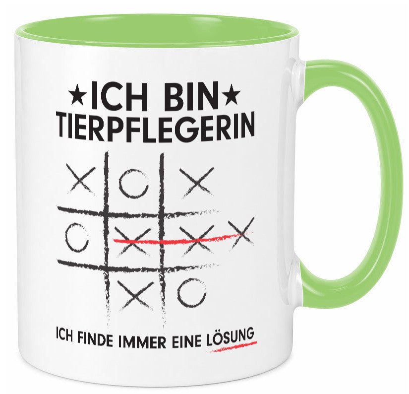 Löse Probleme: Tierpflegerin | Pflegeberuf Tierheim v3 Humor Arbeit Kollegen