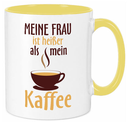 Meine Frau ist heißer als Kaffee | Ehe Partnerschaft Geschenk Humor