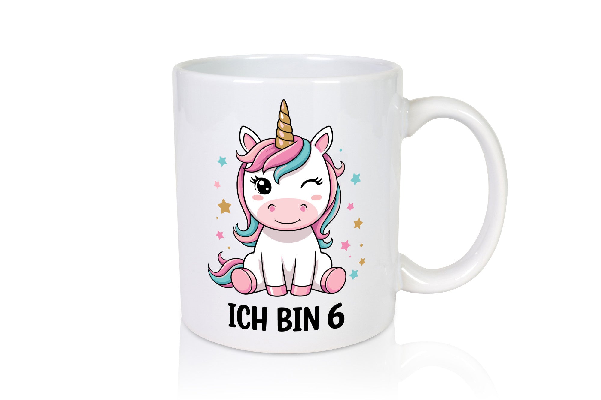 6. Geburtstag | 6 Jahre Einhorn Mädchen v2 lustiger Spruch Geschenk