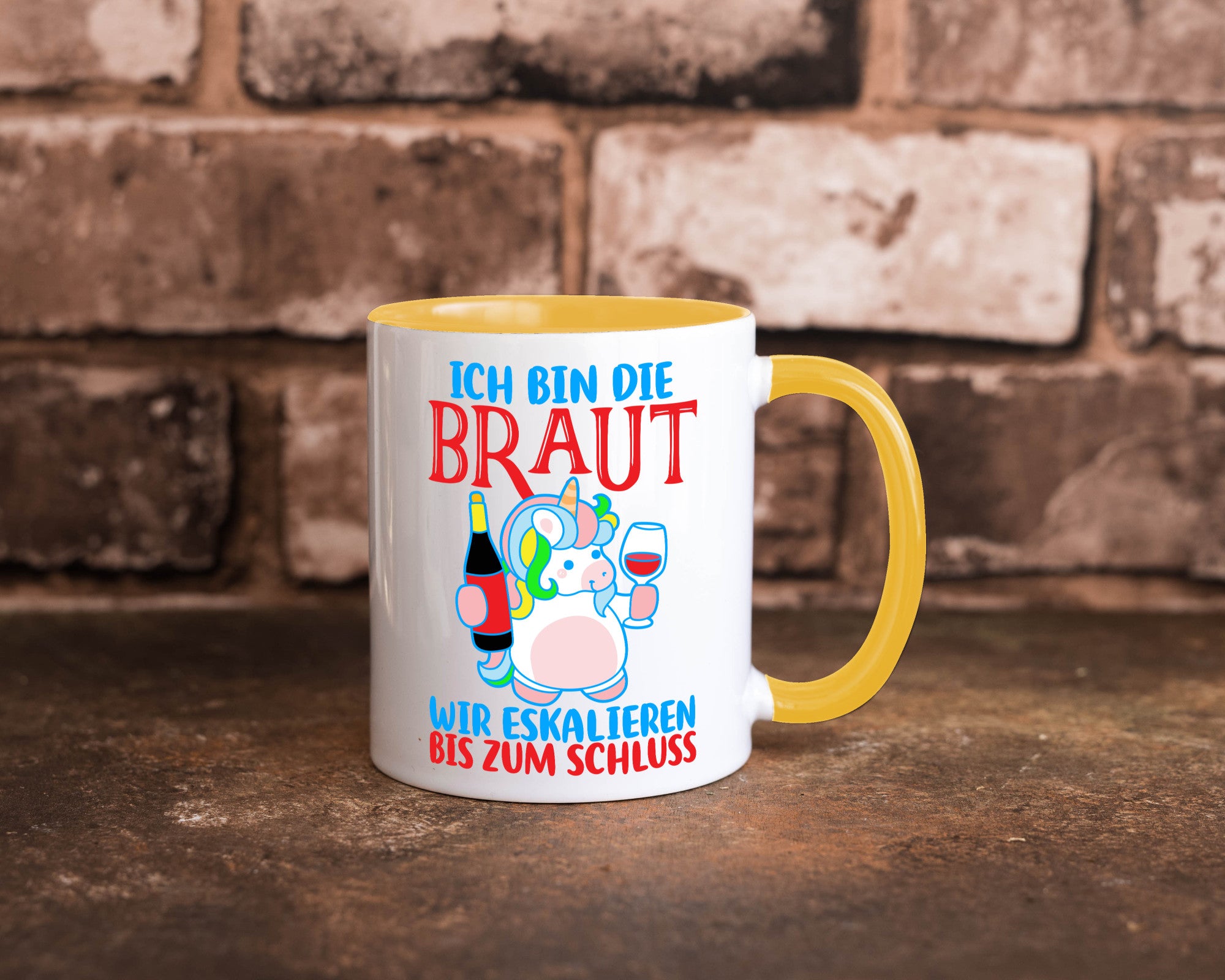 Junggesellinnenabschied | JGA Braut Einhorn Eskalation v2 lustig Humor