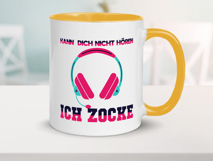 Kann dich nicht hören ich Zocke | Gamer Zocken Zocker Geschenkidee Humor Tasse