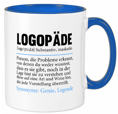 Logopäde | Spruch lustig Sprachtherapie Beruf lustiger Geschenk Arbeit Kollegen