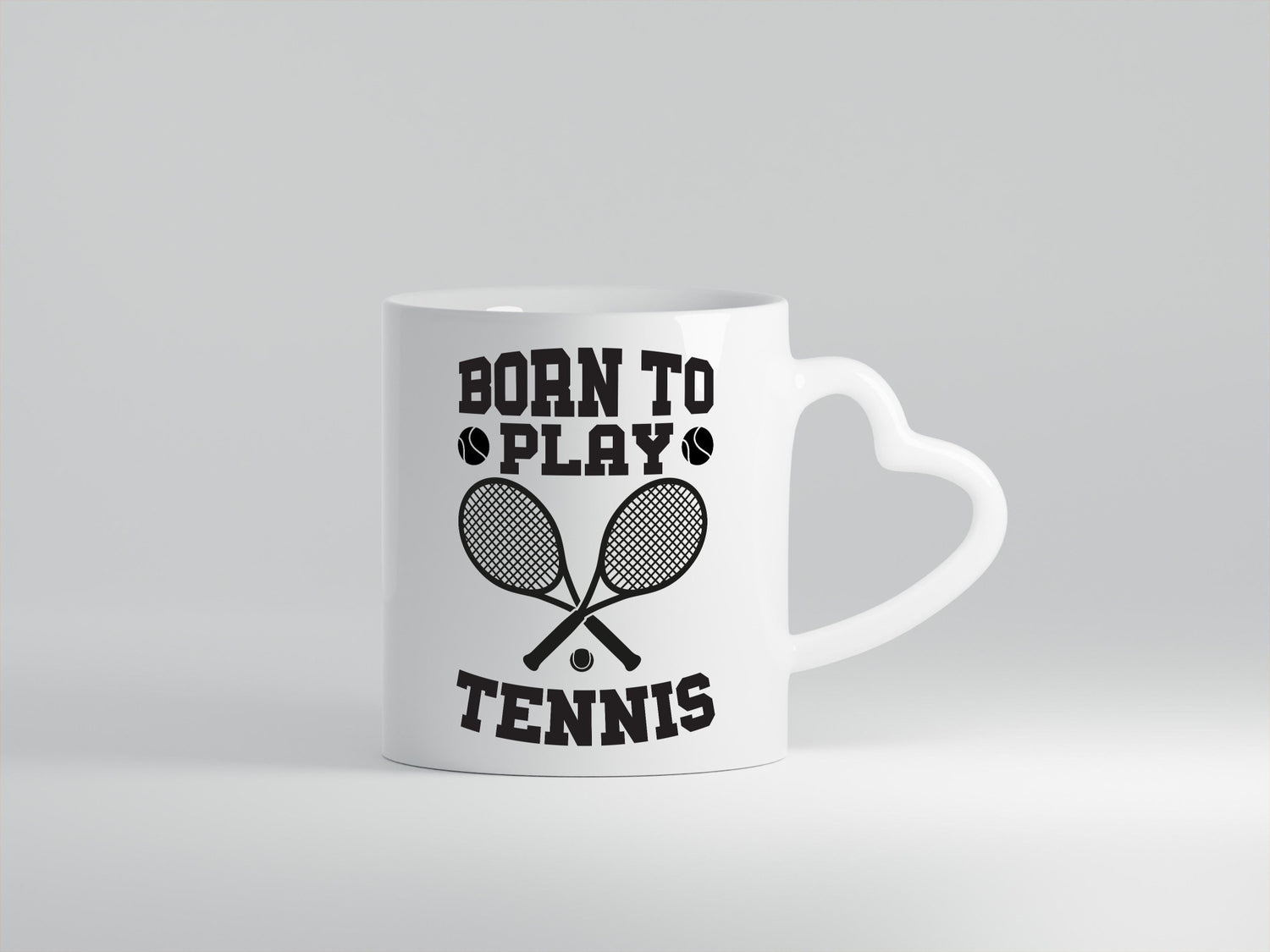 Born to play Tennis | Tennisspieler Tasse Sportler Geschenkidee Humor