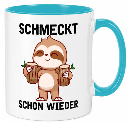 Schmeckt schon wieder | Frankfurt Hessen v2 Geschenkidee Humor Tasse