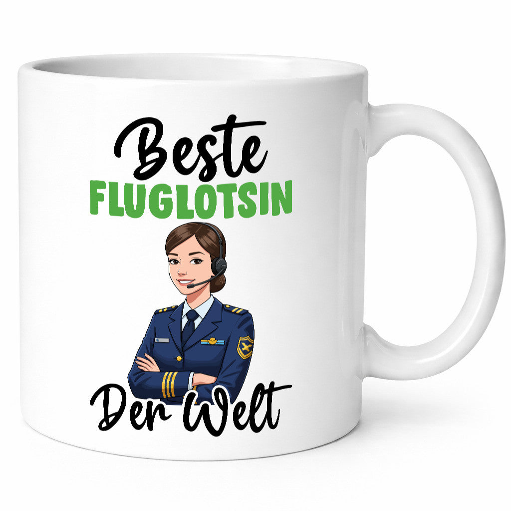 Beste Fluglotsin | Flughafen Flugverkehr v2 Geschenk Humor Geschenkidee