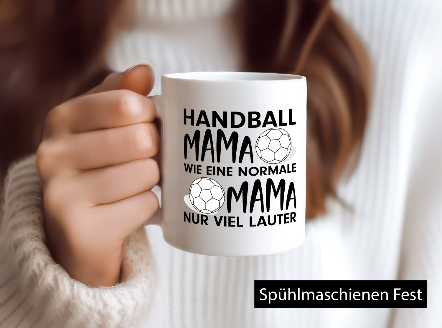 Handball Mama | Mutter Tasse Sport Handballer lustig Familie Geschenkidee
