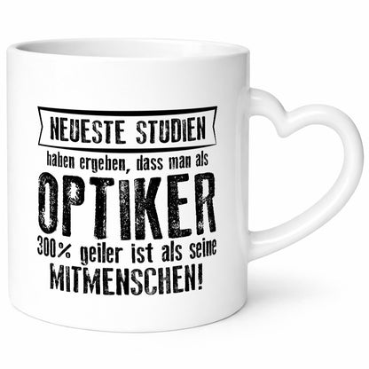Neuste Studien: Optiker | Augenoptiker Geschenkidee Humor Tasse
