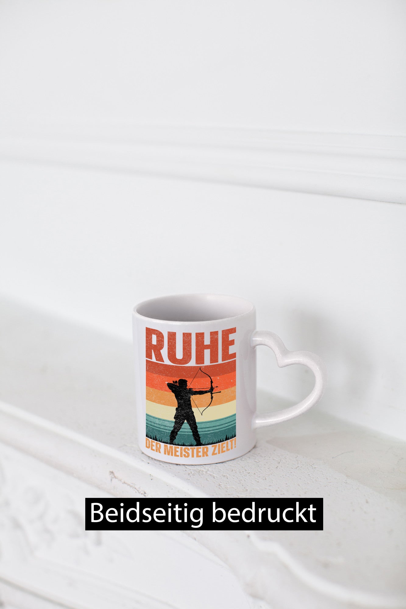 Ruhe der meister Zielt | Bogensport Bogenschütze Humor Geschenkidee Tasse