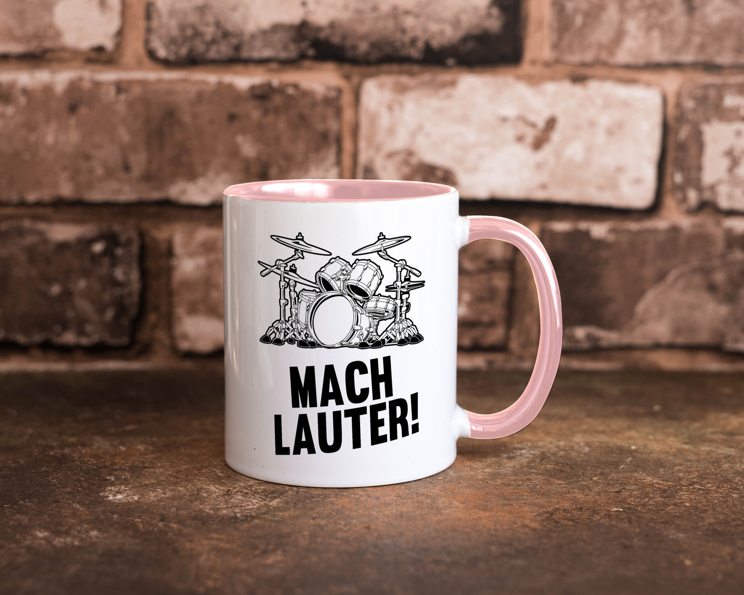 Mach lauter | Schlagzeug Band Musiker Geschenkidee Humor Tasse
