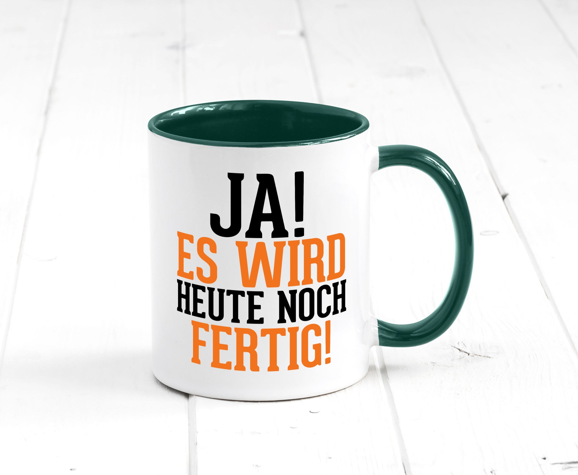 Ja es wird heute noch fertig | Arbeit Kollegen Werkstatt Humor Büro