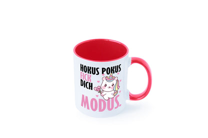 Hokus Pokus lustiger Spruch Geschenk Humor Geschenkidee Tasse