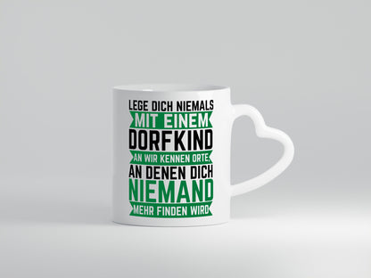Lege dich nie mit einem Dorfkind an | Landleben Provinz lustiger Spruch