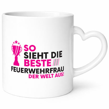 Die Weltbeste Feuerwehrfrau | Feuerwehr lustiger Spruch Geschenk Humor