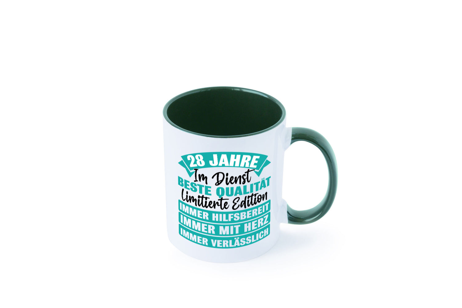 28 Jahre im Dienst | Jubiläum Arbeit lustig Kollegen Büro Geschenk Tasse