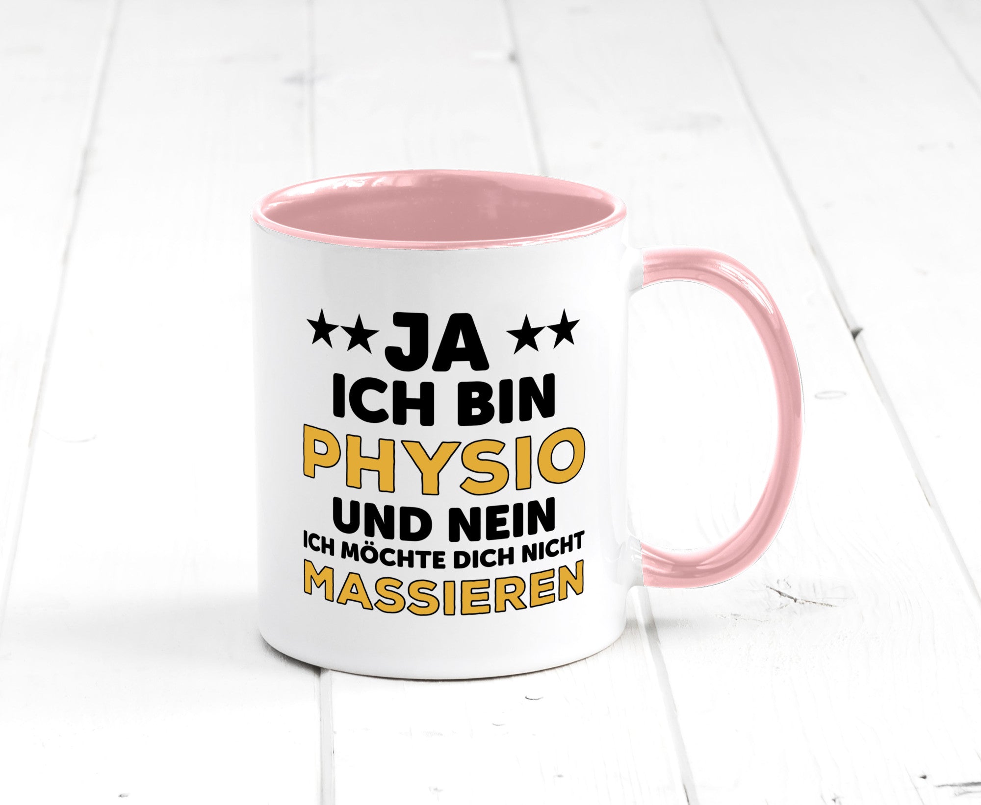 Ich bin Physio | lustige Spruch Tasse Physiotherapeut Geschenkidee Humor