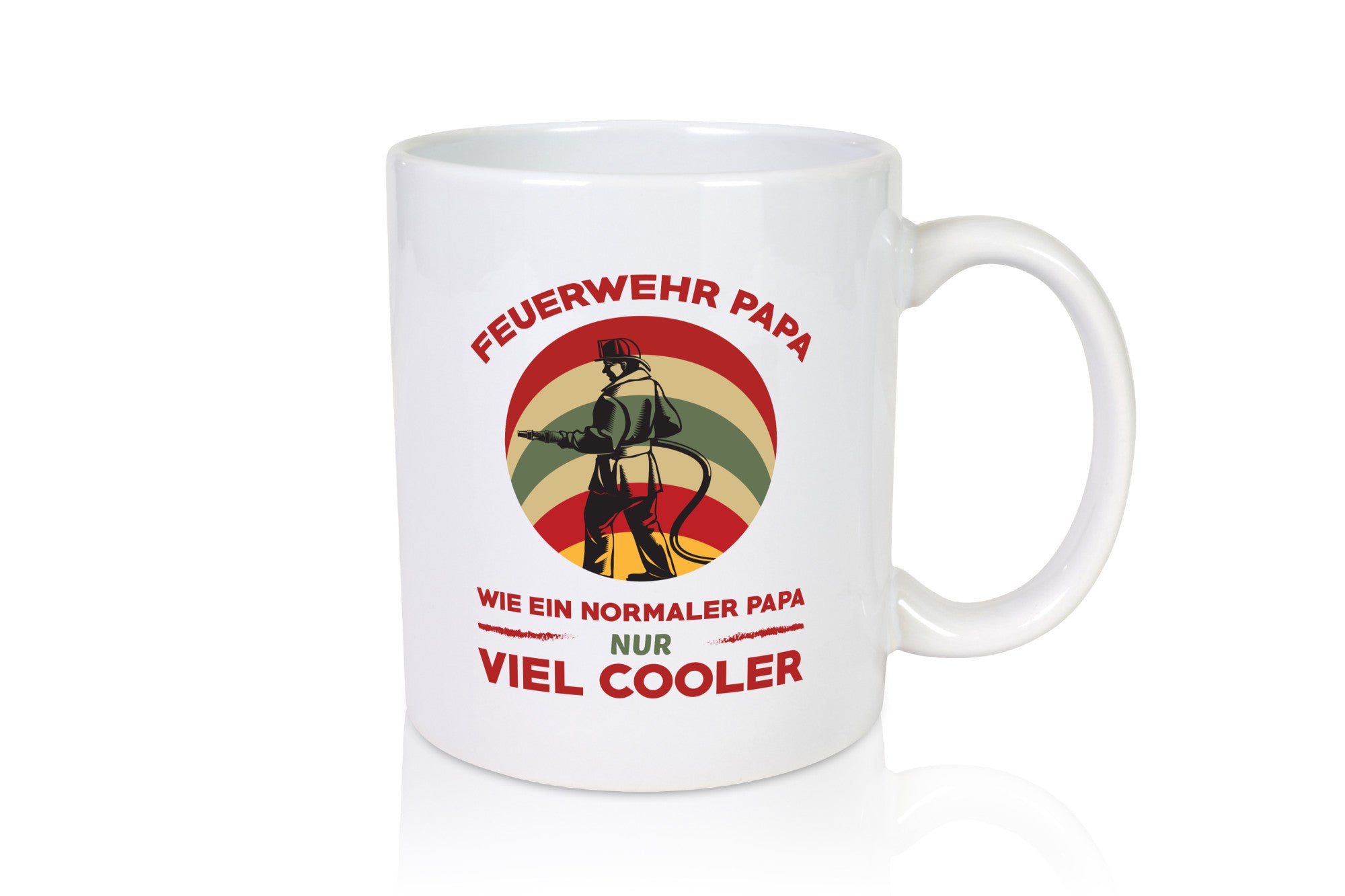 Feuerwehrpapa | Cooler Papa als alle andere Geschenkidee Humor Tasse