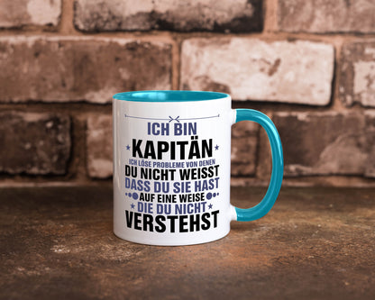 Löse Probleme: Kapitän | Schiffskapitän Schiff v2 Geschenk Humor Geschenkidee