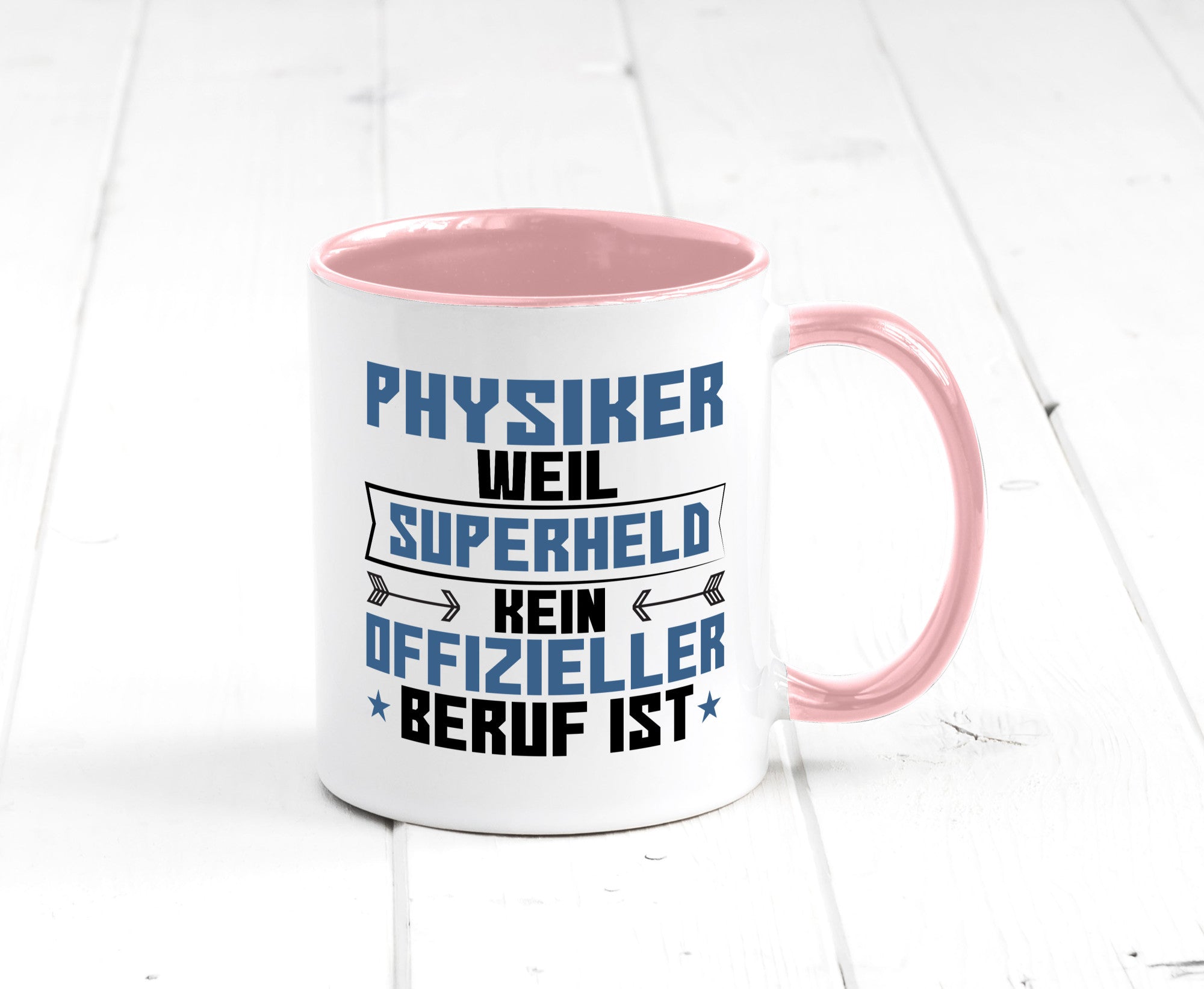 Superheld Physiker | Physik Geschenk Humor Geschenkidee lustiger Spruch Tasse
