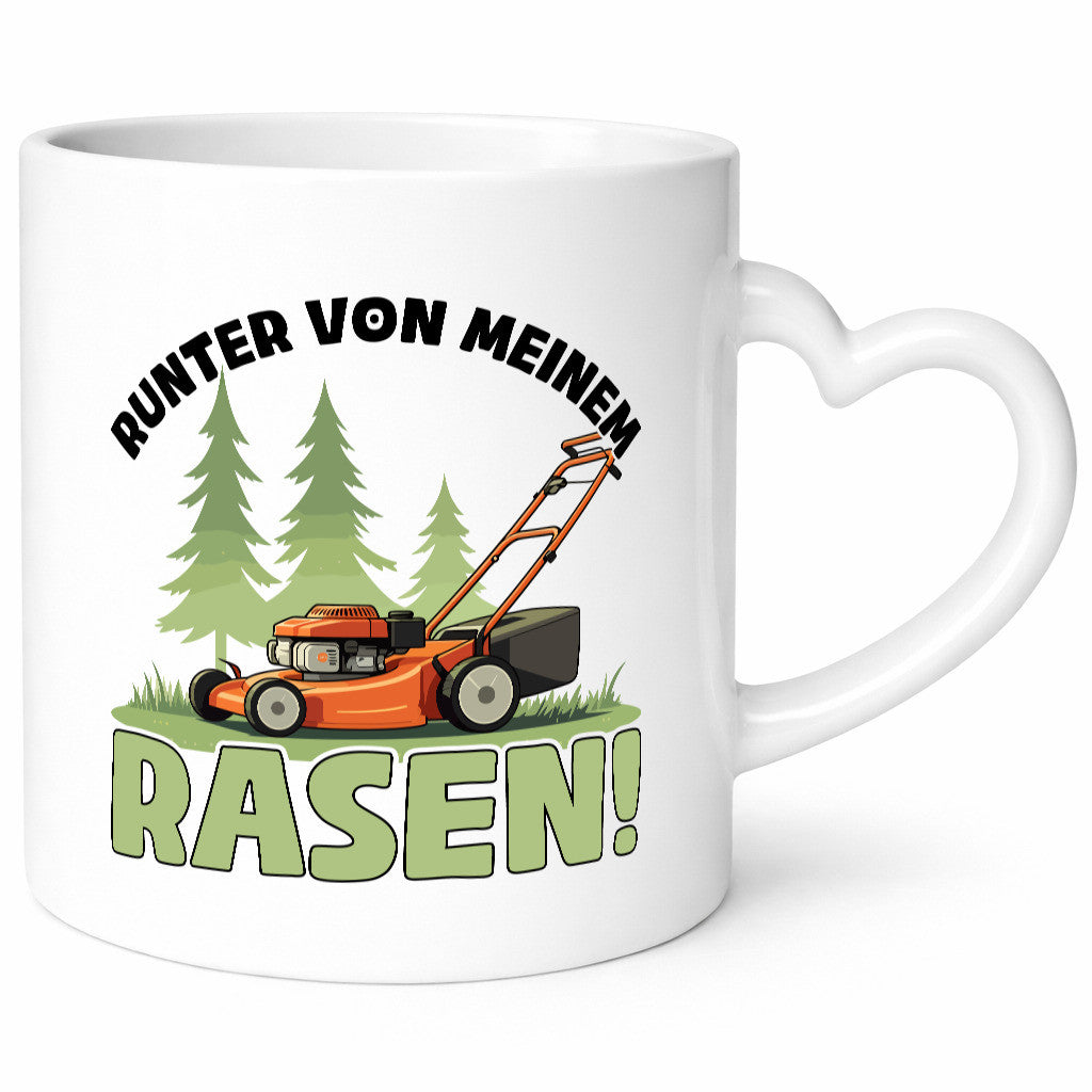 Runter von meinem Rasen | Garten Rasenmäher v2 lustig Humor Geschenkidee