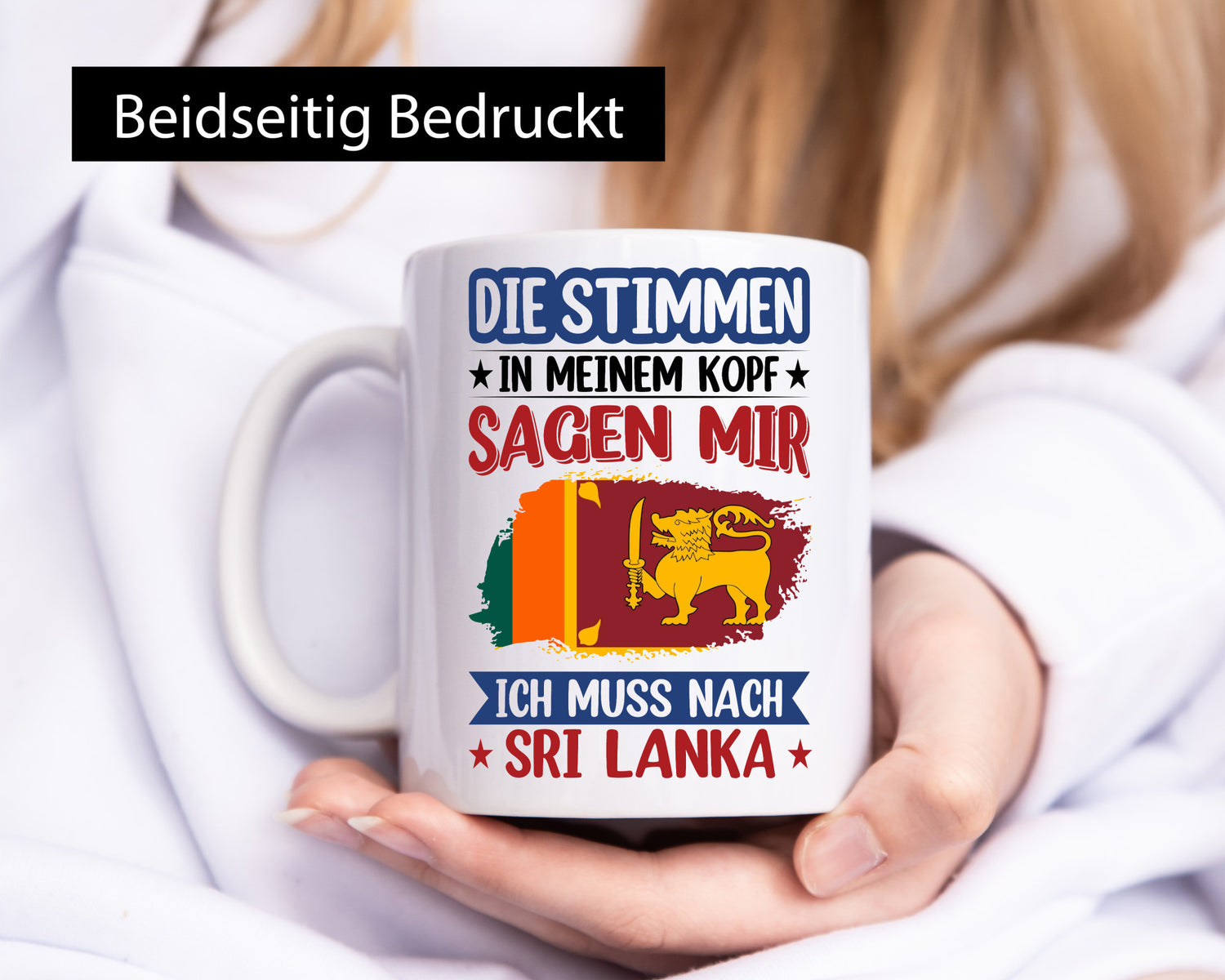 Sri Lanka | Urlaub Stimmen in meinem Kopf Traumland Geschenk Humor Geschenkidee