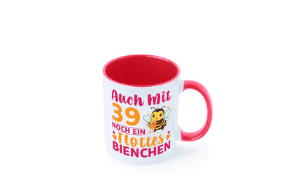 39. Geburtstag | Flottes Bienchen 39 Jahre lustiger Spruch Geschenk