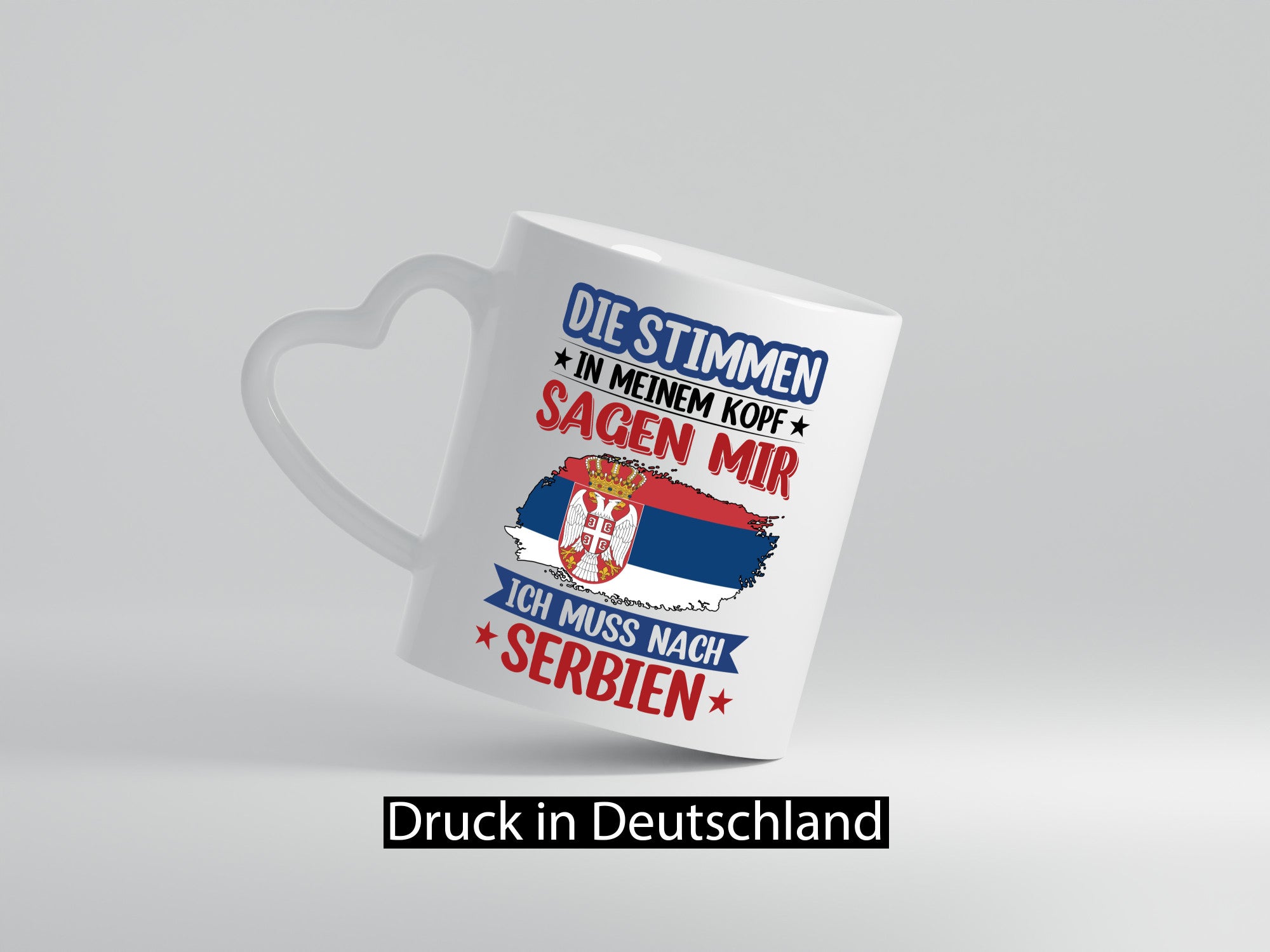 Serbien | Urlaub Stimmen in meinem Kopf Traumland v2 Geschenk Humor