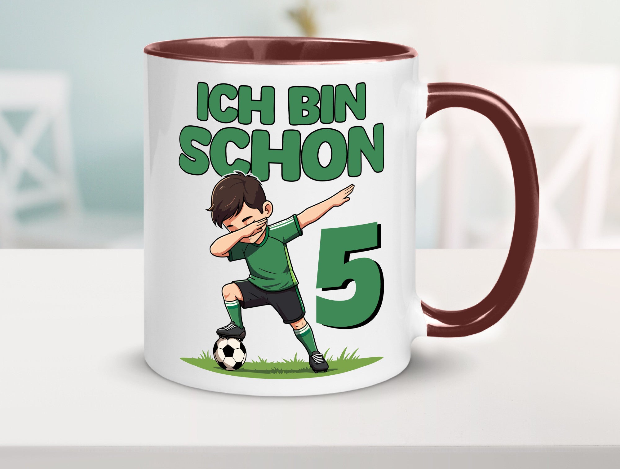 5. Geburtstag | 5 Jahre Fußballer lustiger Spruch Geschenk Geschenkidee Tasse