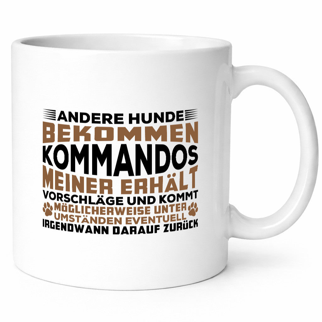 Hunde Training | Hundebesitzer Tasse Hundekommando vl4 Geschenk Tierliebhaber